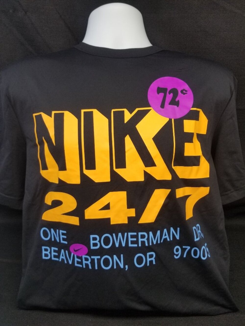 Nike Men's Dri-Fit T-Shirt FN3988-010 Black Size L NEW WITH TAGS